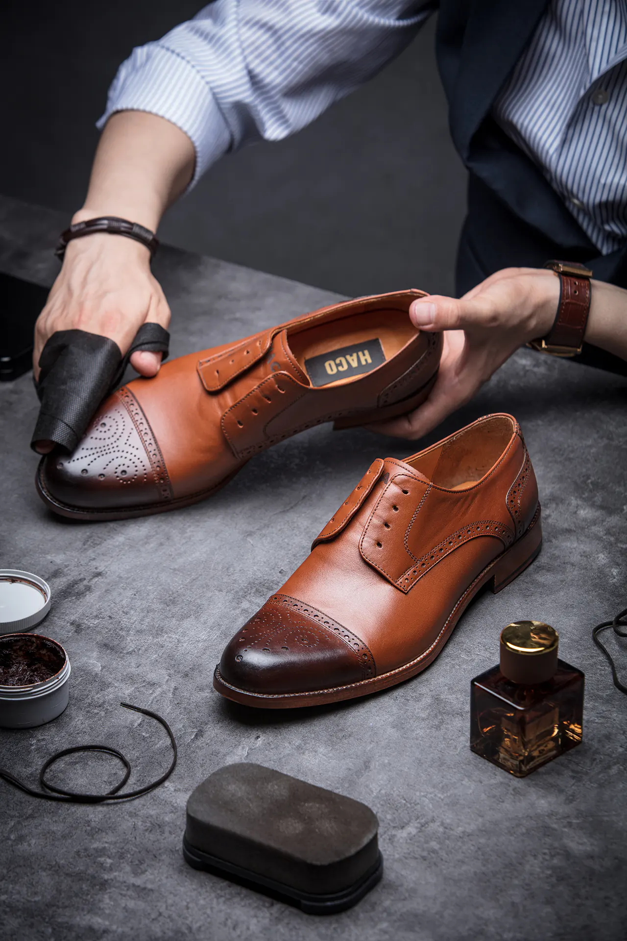 Leather Shoes Photography | Commercial Photography in Dubai