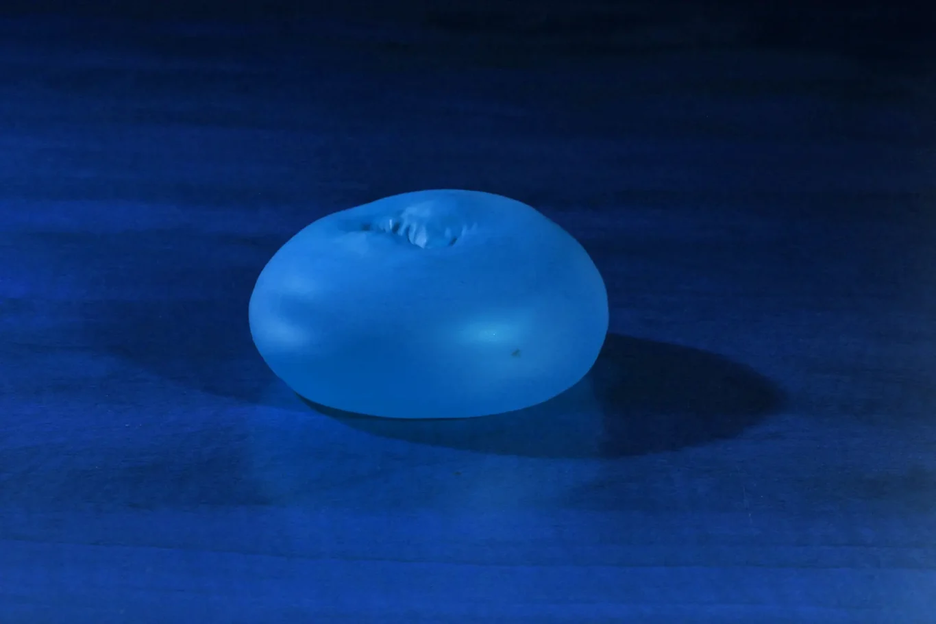 Blue Water Balloon Vibrations High-Speed Photography