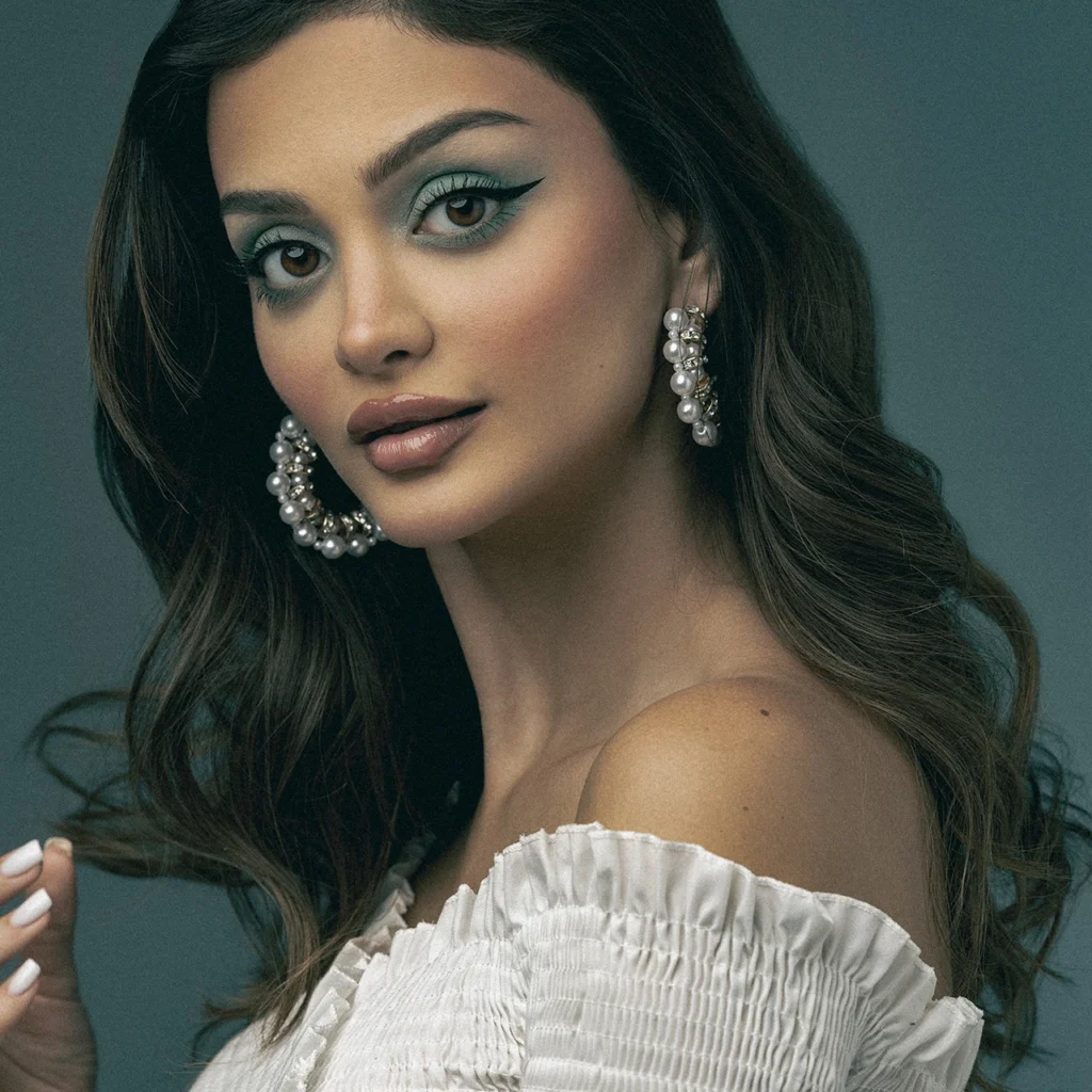 Beauty Photography | Sana Varshochi and Lily Flowers