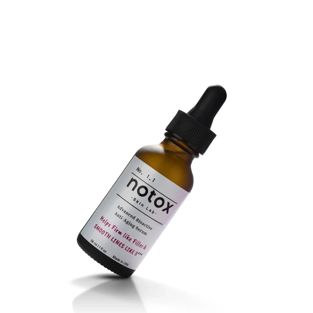 Packshot Photoshoot for Notox Skin Lab USA