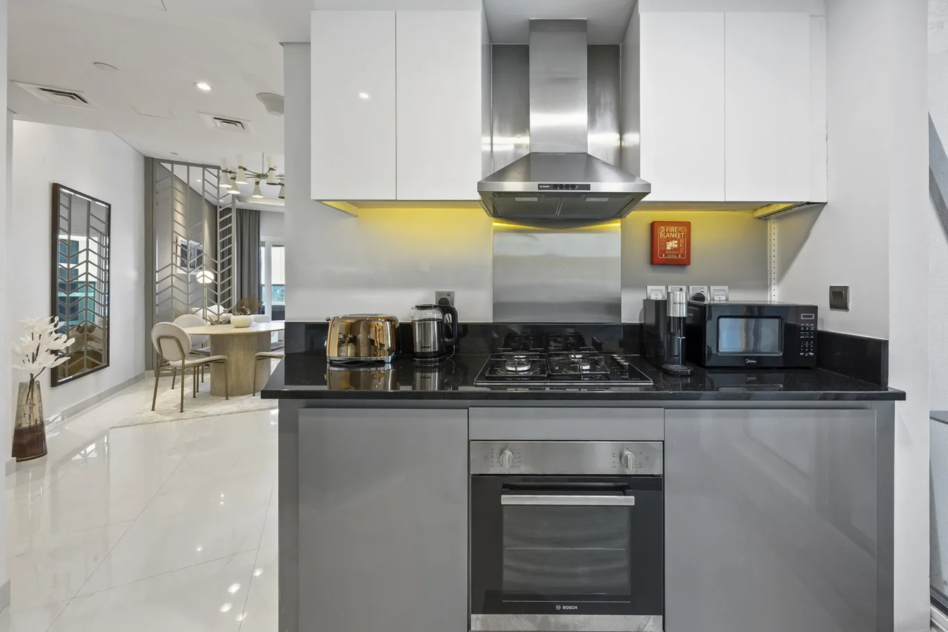 1 Bedroom Damac Maison Prive Holiday Home Photoshoot | Masoud Raoufi Photography Services 1 Bedroom Damac Maison Prive Holiday Home Photoshoot