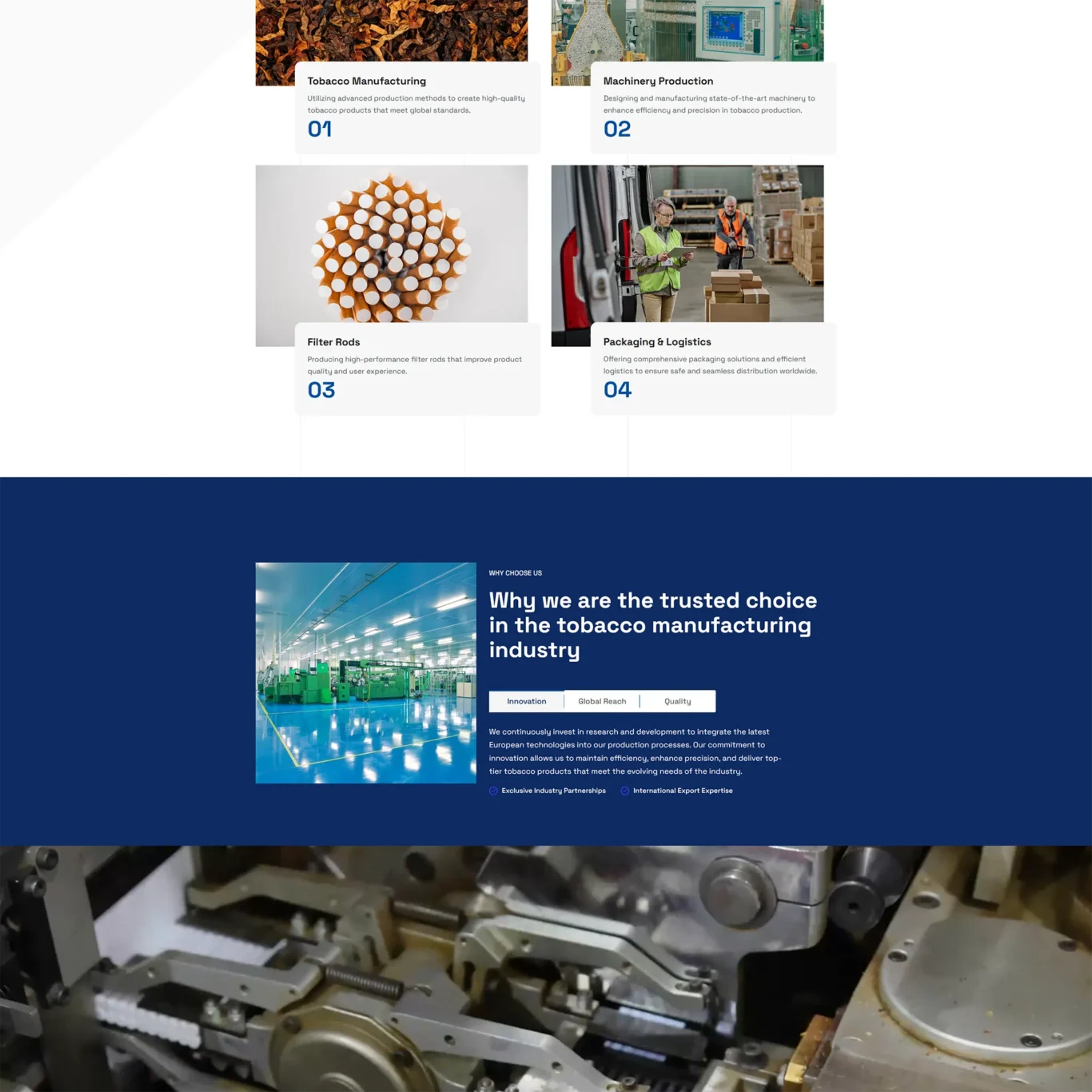 KMMS Industries | One-Page Manufacturing Website UAE | Masoud Raoufi Photography Services KMMS Industries | One-Page Manufacturing Website UAE