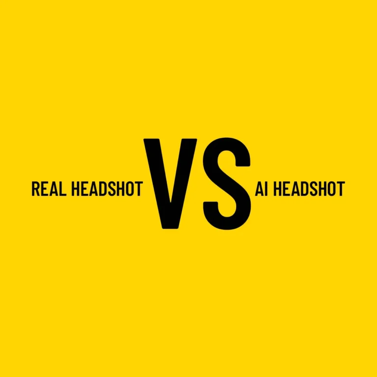 cover of blog post for real headshot vs ai headshot