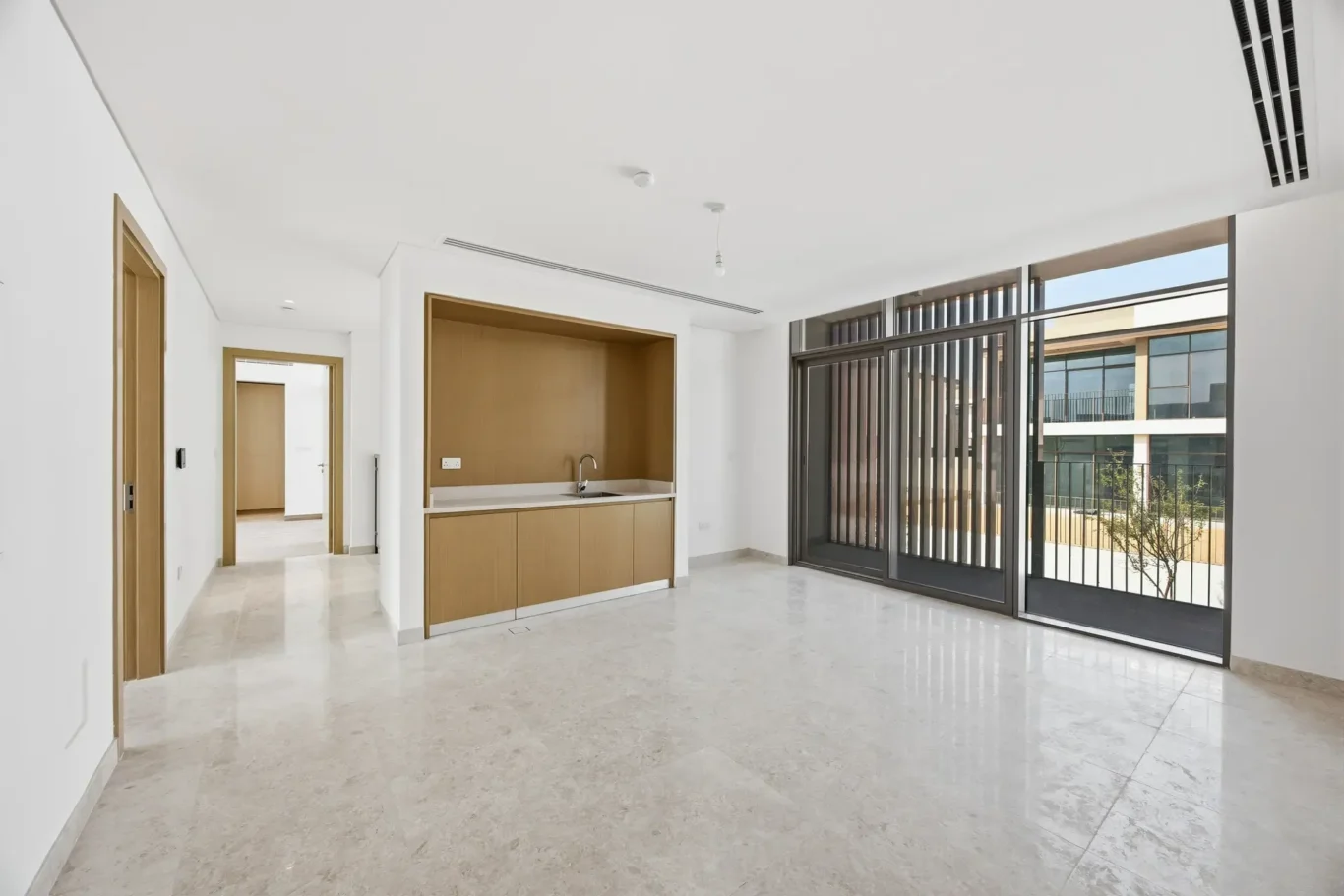 Wide view of the first floor family room. Villa photography by MRPS in Dubai for ELITE Property Brokerage.