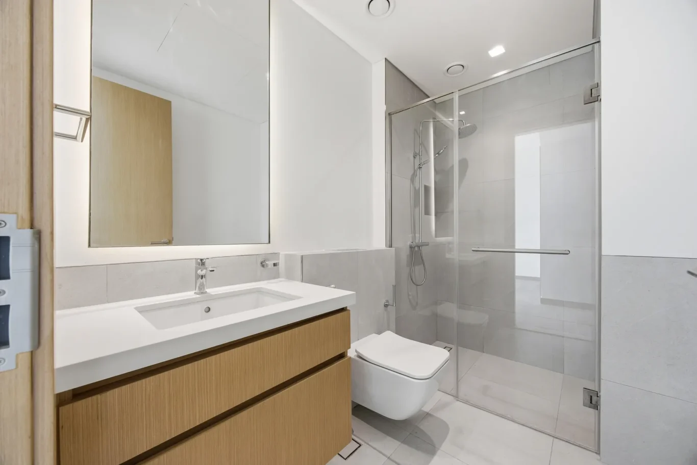 Second bedroom with window and built in wardrobe. Villa photography by MRPS in Dubai for ELITE Property Brokerage.