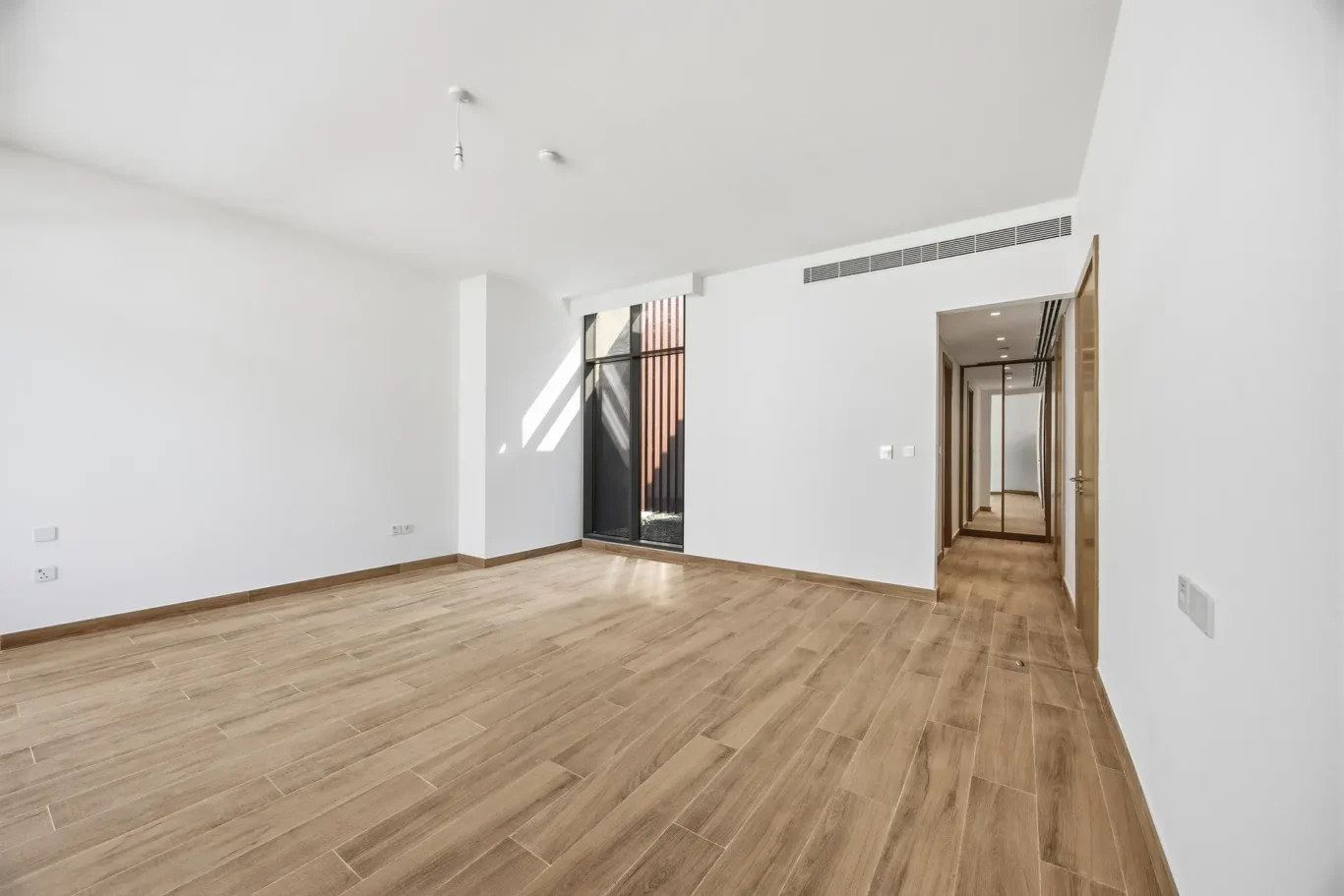 Wide view of the first floor terrace. Villa photography by MRPS in Dubai for ELITE Property Brokerage.